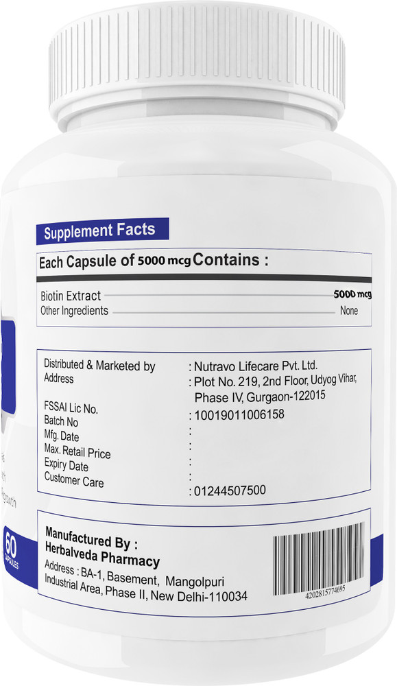 Biotin Hair Regrowth Supplements 60 Tablets  Bold Care