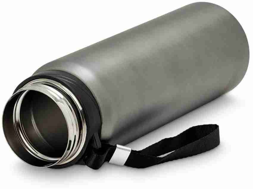 Buy Laley Silver Stainless Steel Vacuum Insulated Flask Thermos Bottle With  Handle, 1 L Online at Best Prices in India - JioMart.