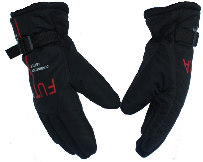 Frackson Red Air Proof Warm Winter Gloves Cycling Bike Motorcycle Men Women Protective Riding Gloves