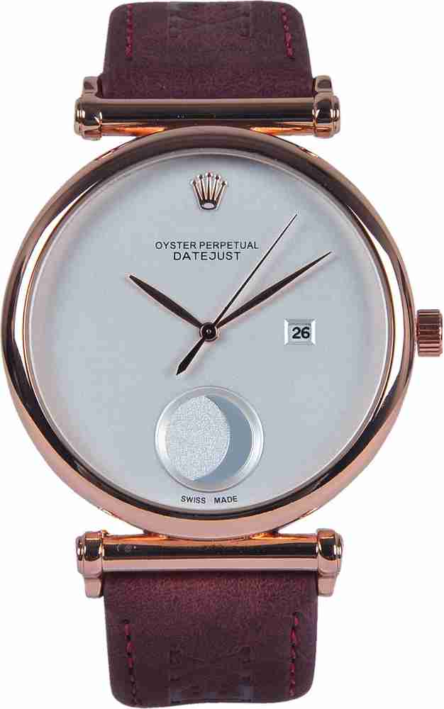 HRIM ENTERPRISE ROLEX LEATHER WATCH ROLEX WATCH Analog Watch For