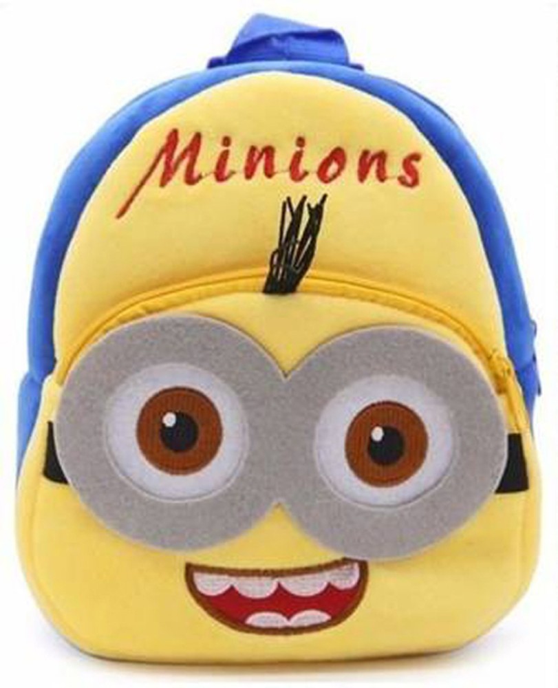 HappyChild MINIONS Bag Soft Material School Bag For