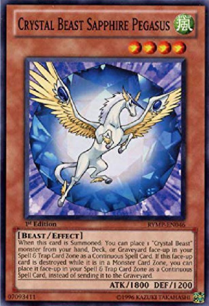 Yu-Gi-Oh! Crystal Beast 2024 Sapphire Pegasus UTR By Konami