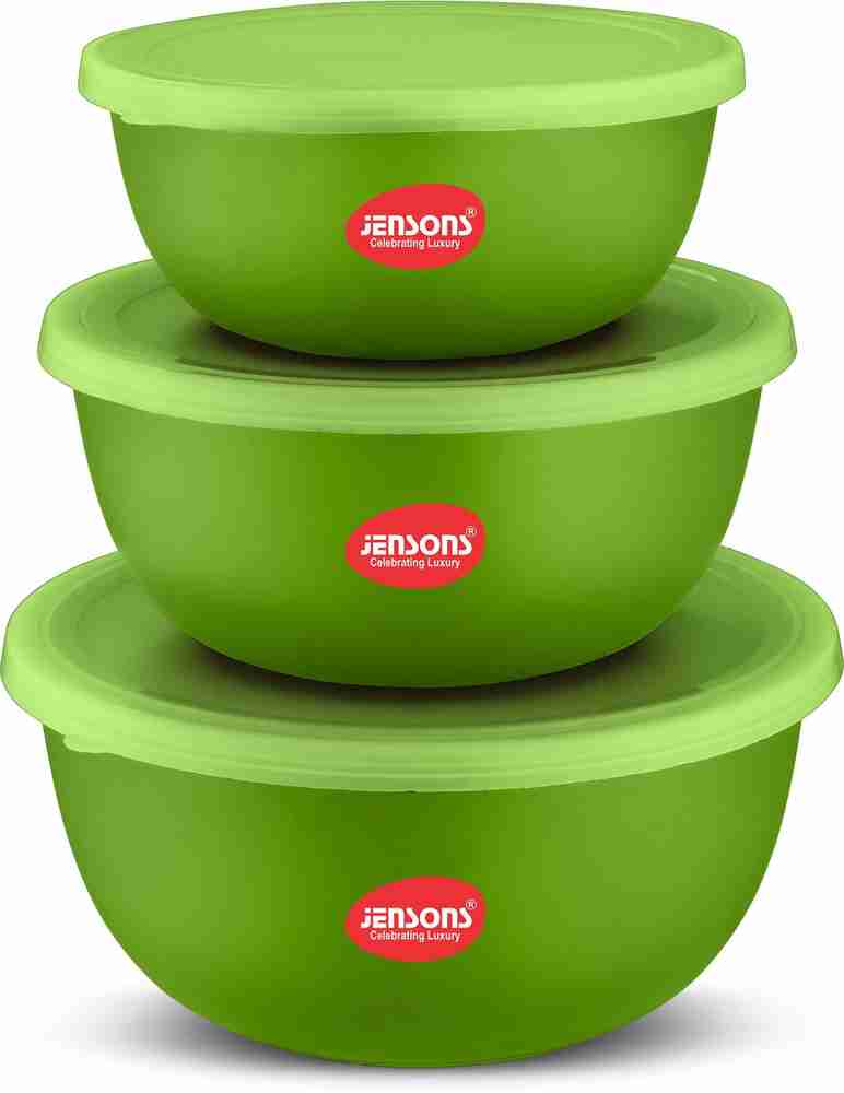 Jensons Steel Plastic Grocery Container 600 ml 800 ml 1300 ml
