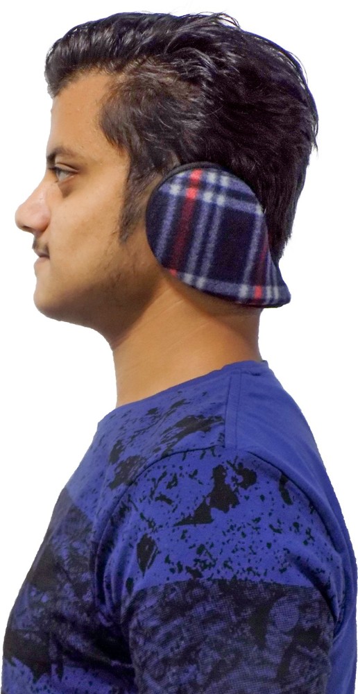 Unisex Ear Muffs Fleece Earwarmer Behind the Head Design Men Women