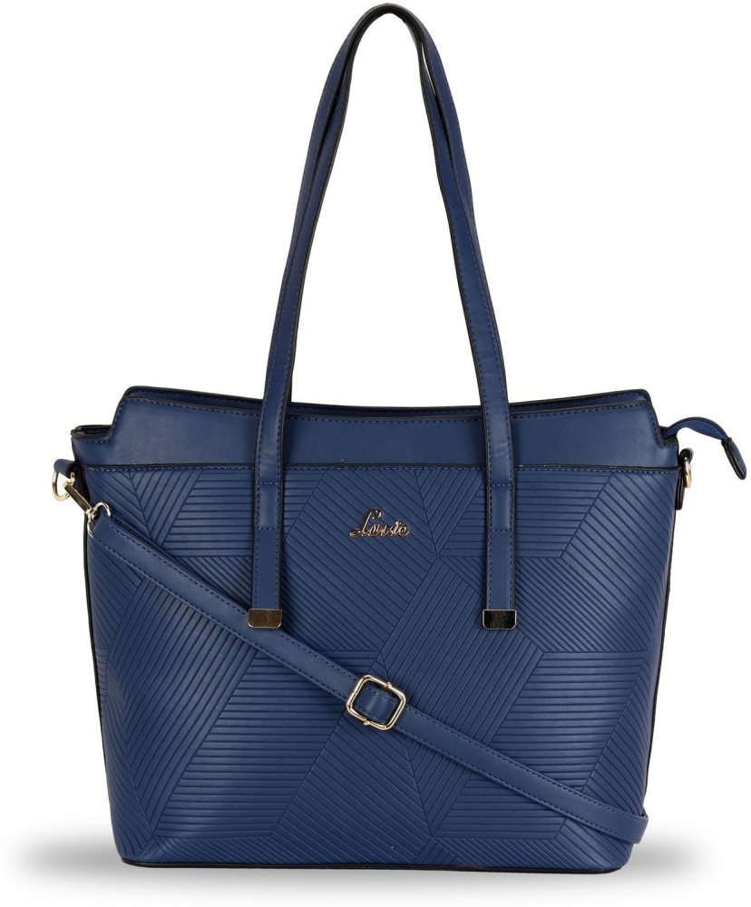 Buy LAVIE Women Blue Tote Navy Online @ Best Price in India