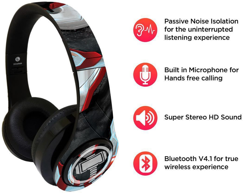 macmerise Endgame Suit Thor Decibel Wireless On Ear Headphones