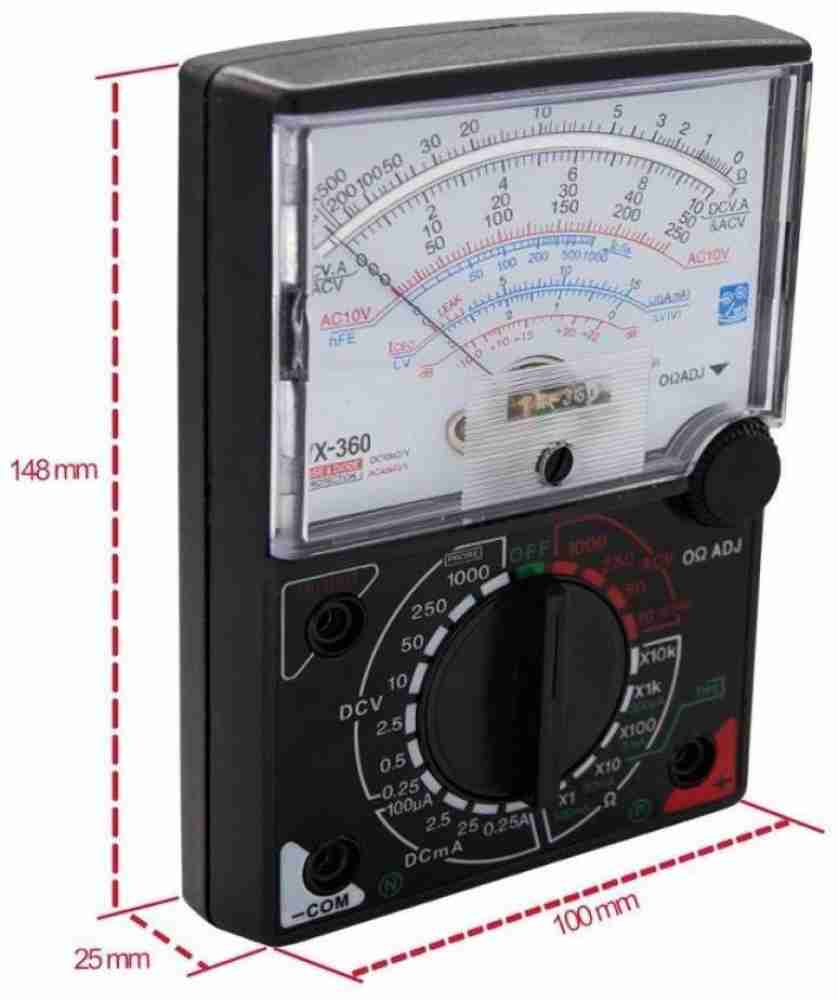 Svojas Analog Multimeter Testing Voltmeter Ohmmeter Measure Ac