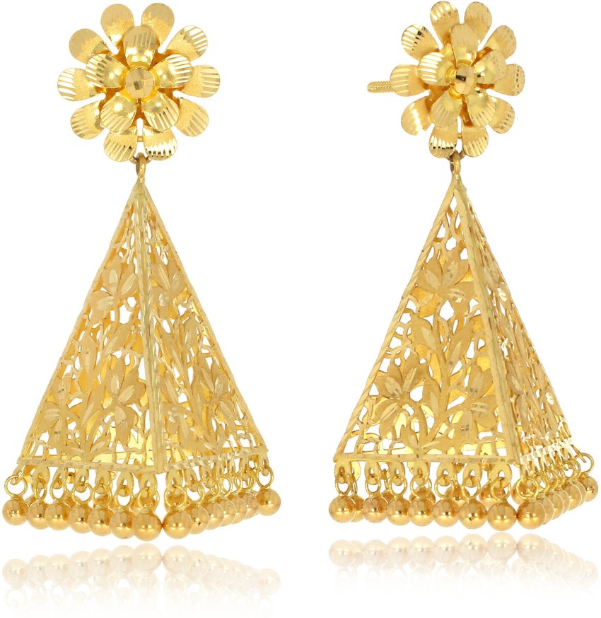 Senco gold sales earring jhumka