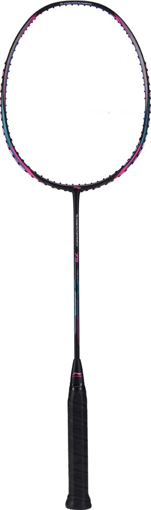 LI-NING TURBO CHARGING 75 Black, Blue Unstrung Badminton Racquet