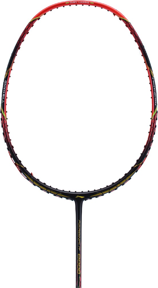 LI-NING AERONAUT 8000 Black, Red Unstrung Badminton Racquet - Buy