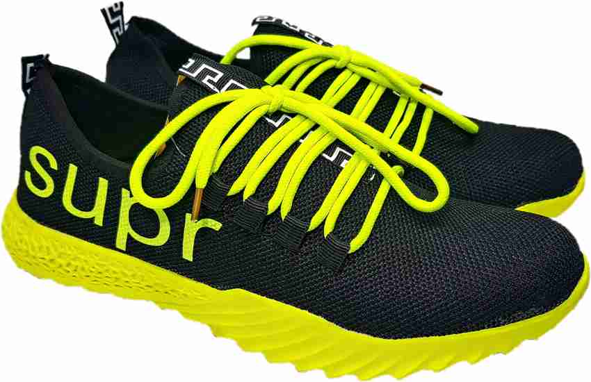 Supreme Green Black Neon Sports Shoes Running Shoes For Men Buy Supreme Green Black Neon Sports Shoes Running Shoes For Men Online at Best Price Shop Online for Footwears in India