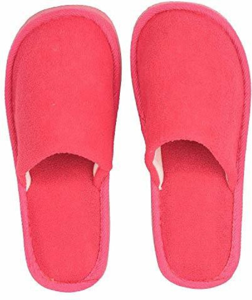 Dark pink online slippers