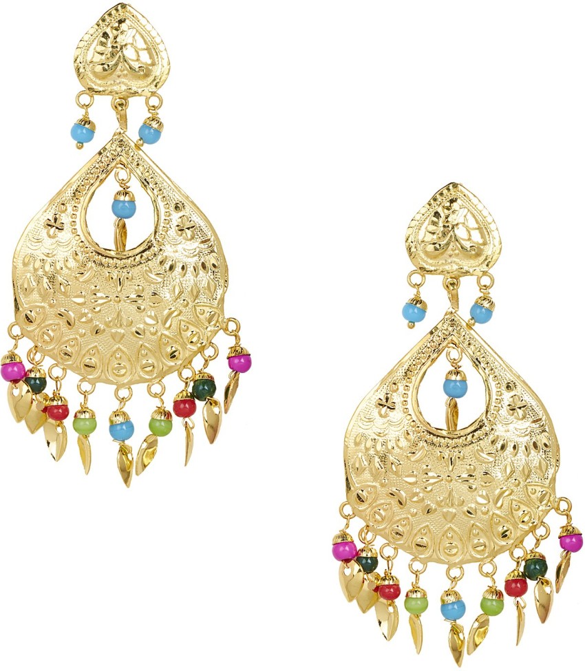 Niscka 24K Gold Plated Traditional Maroon and Green Stone Jhumka Earrings  Buy Niscka 24K Gold Plated Traditional Maroon and Green Stone Jhumka  Earrings Online at Best Price in India  Nykaa