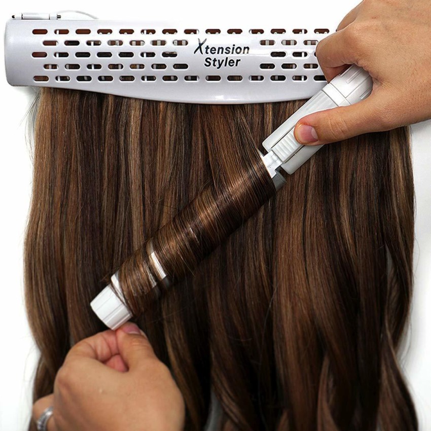 Hair Bun extension Tinsel 200Pcs Rings Beads for Styling Women