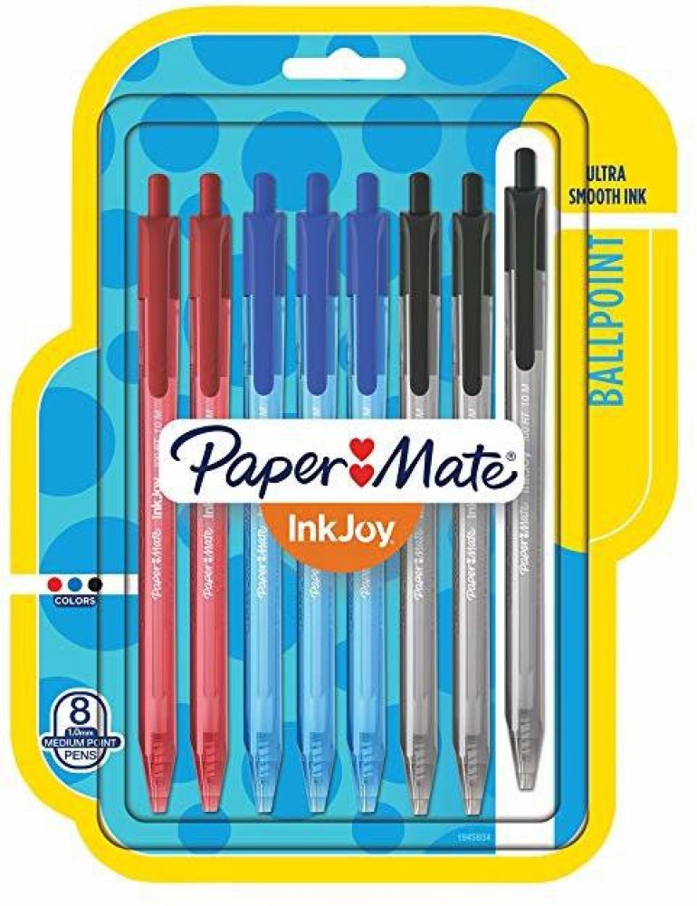 Paper Mate InkJoy 100RT Retractable Ballpoint Pens Ball Pen - Buy Paper  Mate InkJoy 100RT Retractable Ballpoint Pens Ball Pen - Ball Pen Online at  Best Prices in India Only at