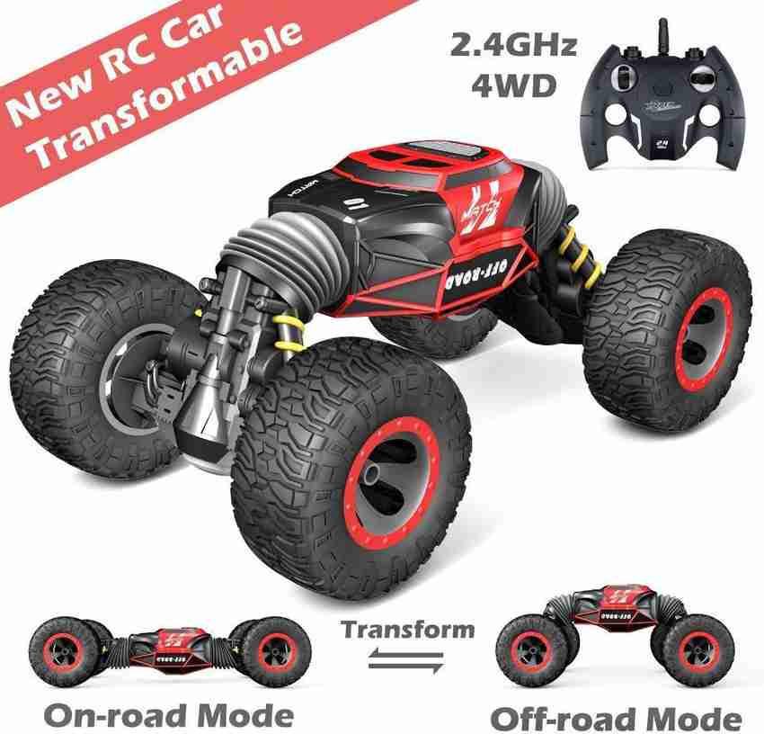 Toyify Off Road Rock Crawler One Press Deformation Remote Control