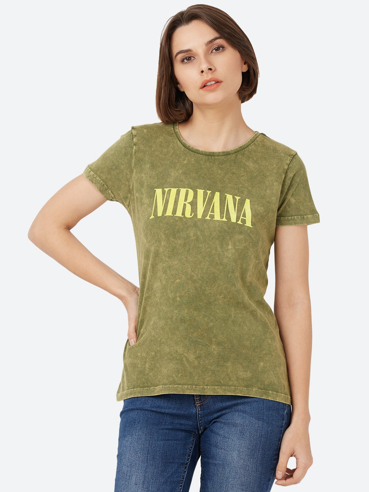 Nirvana t store shirt ladies