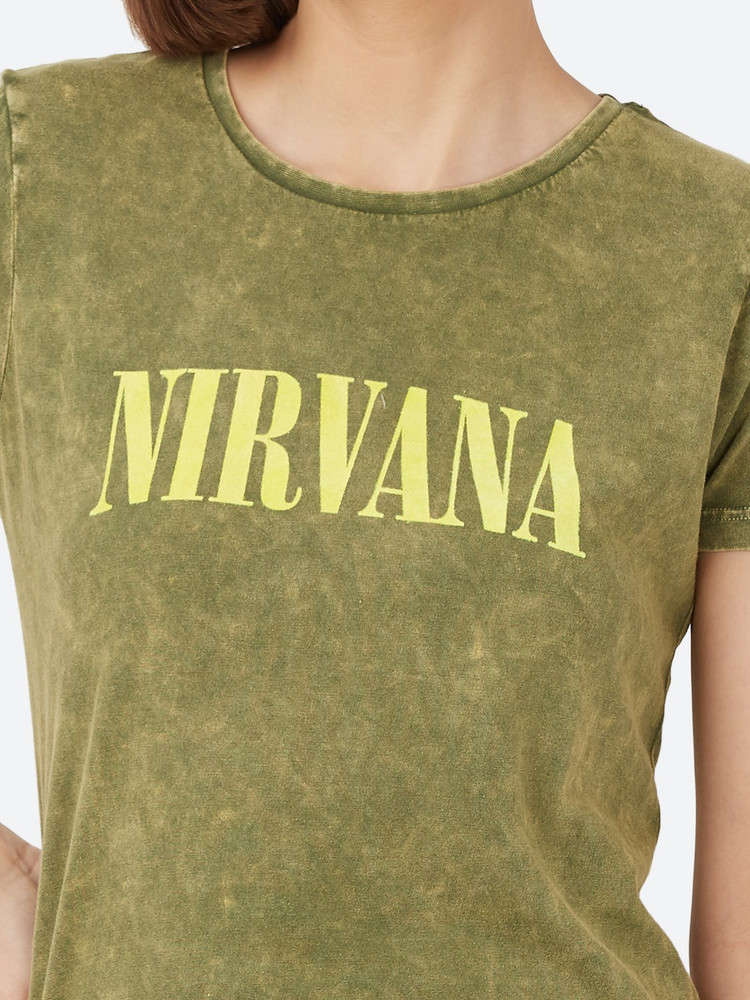 Nirvana t store shirt frauen