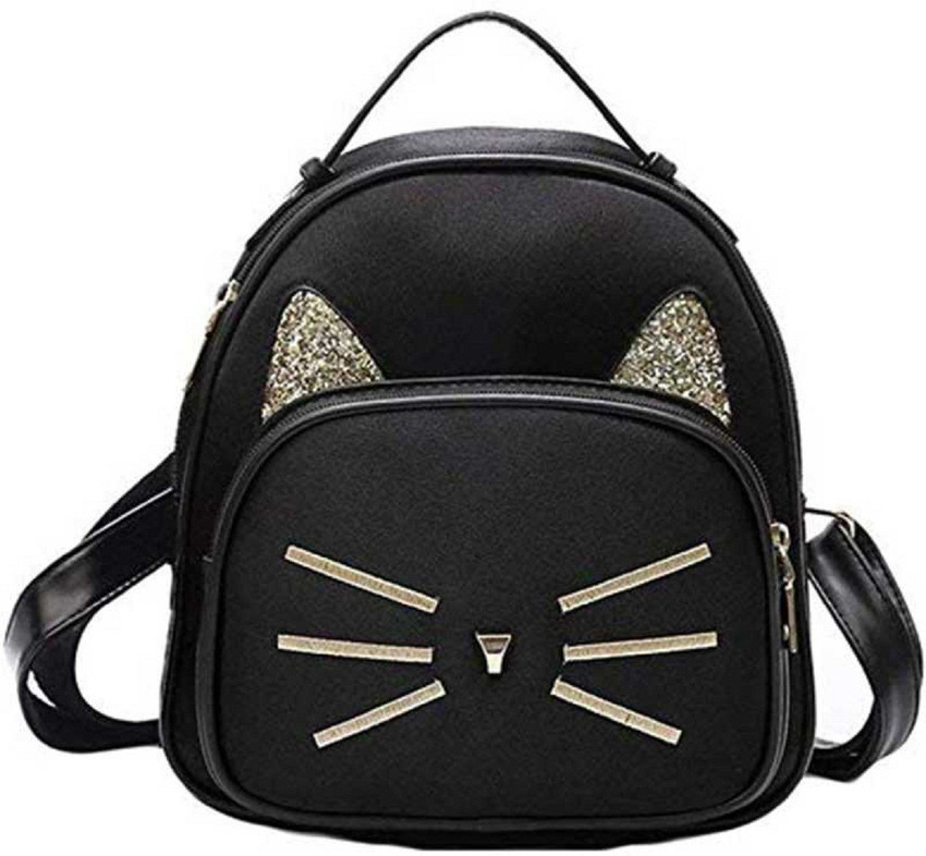 AL Amazing cute cat bag for cute girls 22 L Backpack black Price