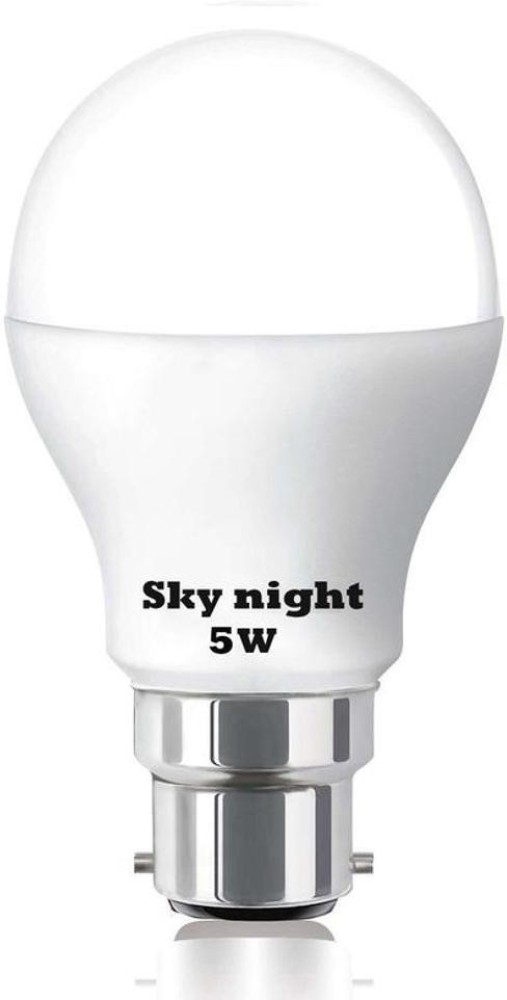 Sky Night 5 W Round B22 LED Bulb Price in India Buy Sky Night 5