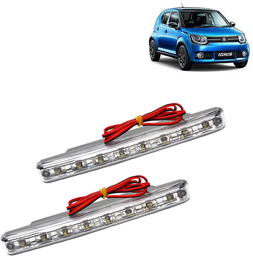 aksmit 8 LED DRL Light For Ignis Car Fancy Lights Price in India