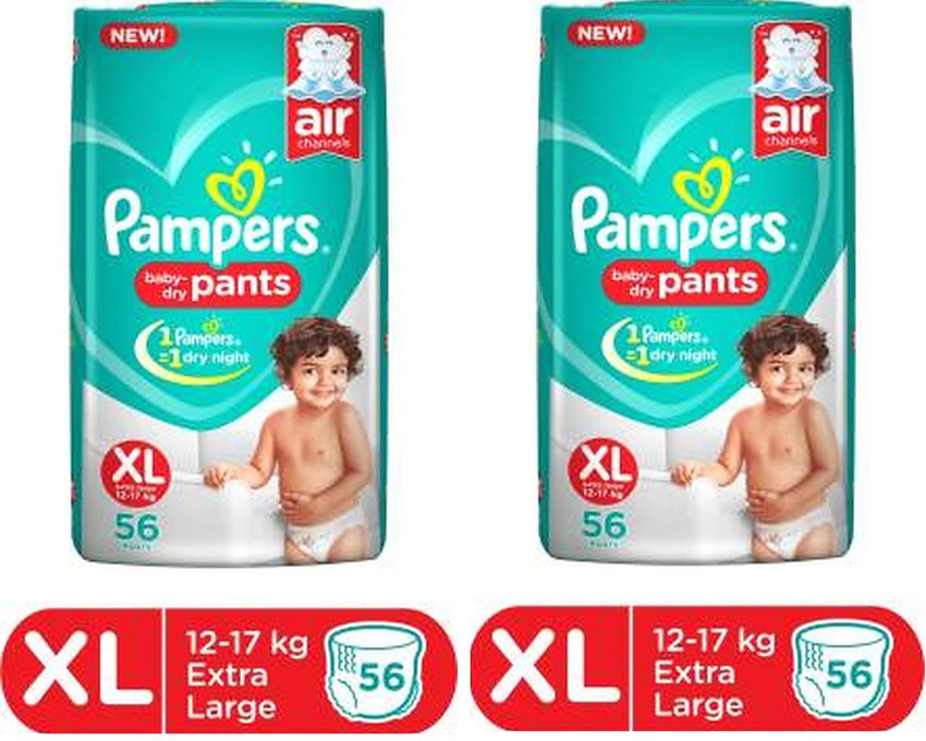 Pampers One Night Baby Dry Size XL 56 56 Diaper Pants XL Buy
