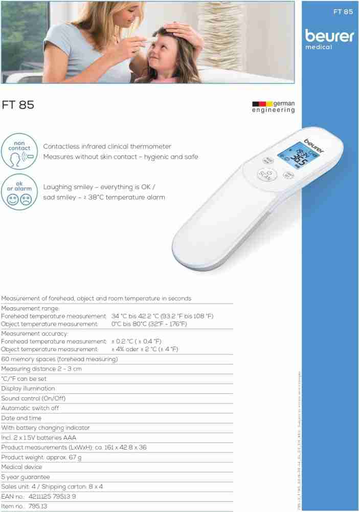 Beurer FT 90 Contactless Infrared Clinical Thermometer