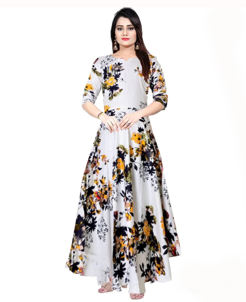 Long frock on on sale flipkart