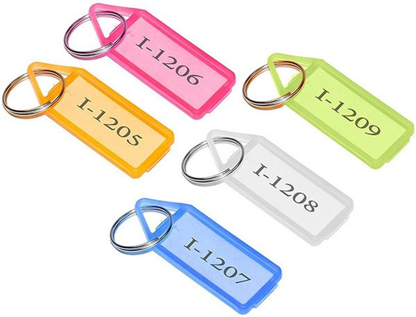 Key chain with name tag best sale