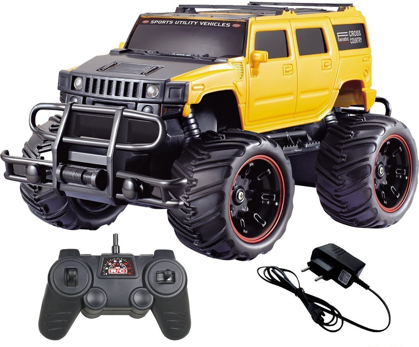 MOUSETRAPS RC Hummer Monster Truck Remote Control 1 20 Scale Electric Vehicle Off Road Race Car with Oversize Tires Radio SUV RTR Beast Buggy Great Toy Gift for Boys Children RC Hummer Monster