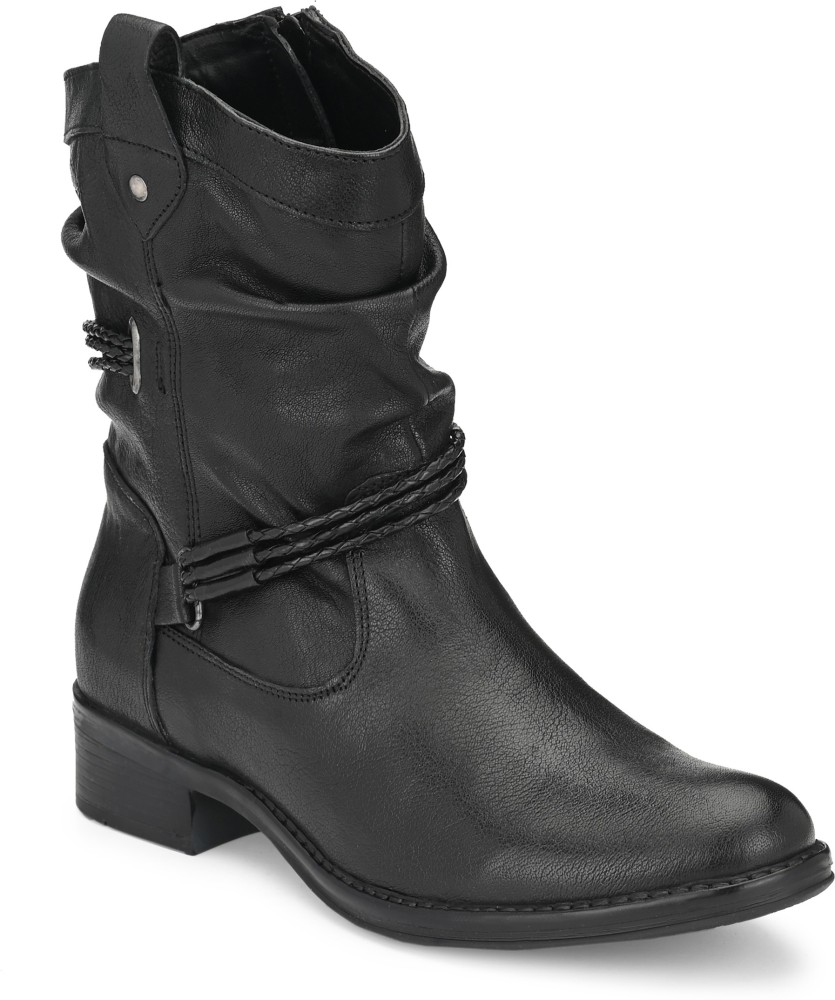 Calf length boots online cheap india