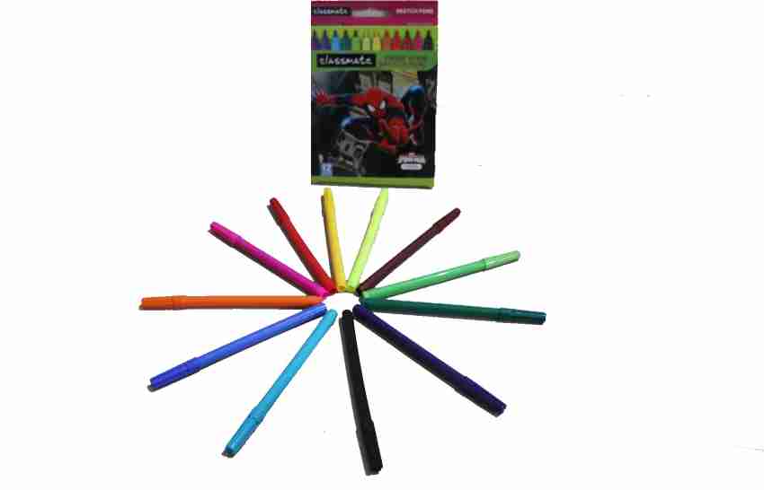 Classmate Regular 12 Shades Sketch Pens (Multicolor)