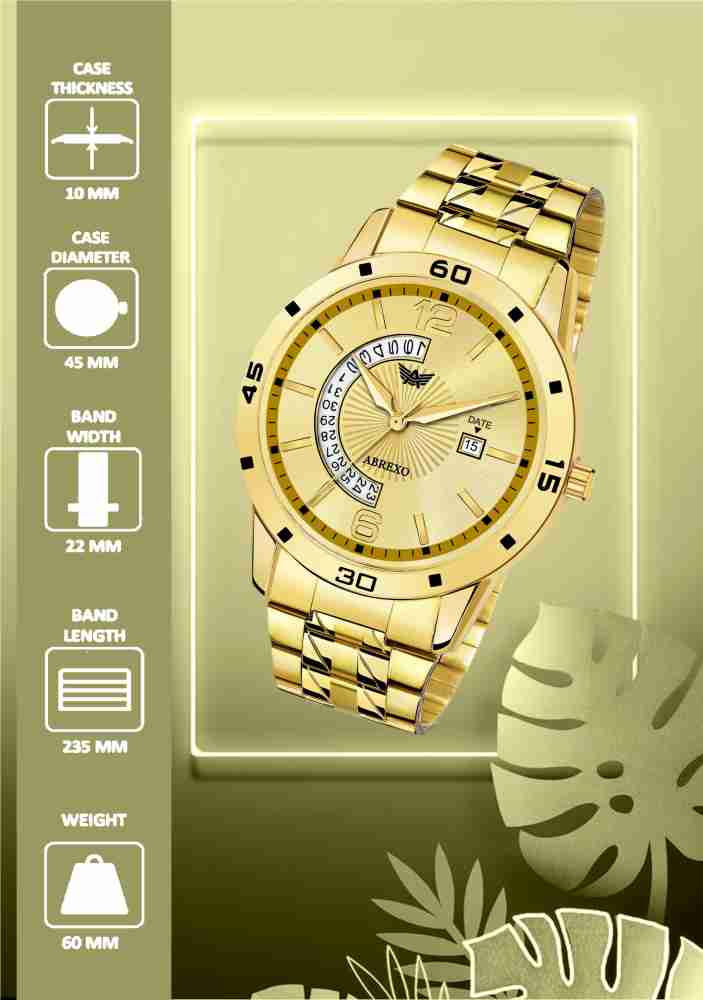 Naaptol mens gold online watch