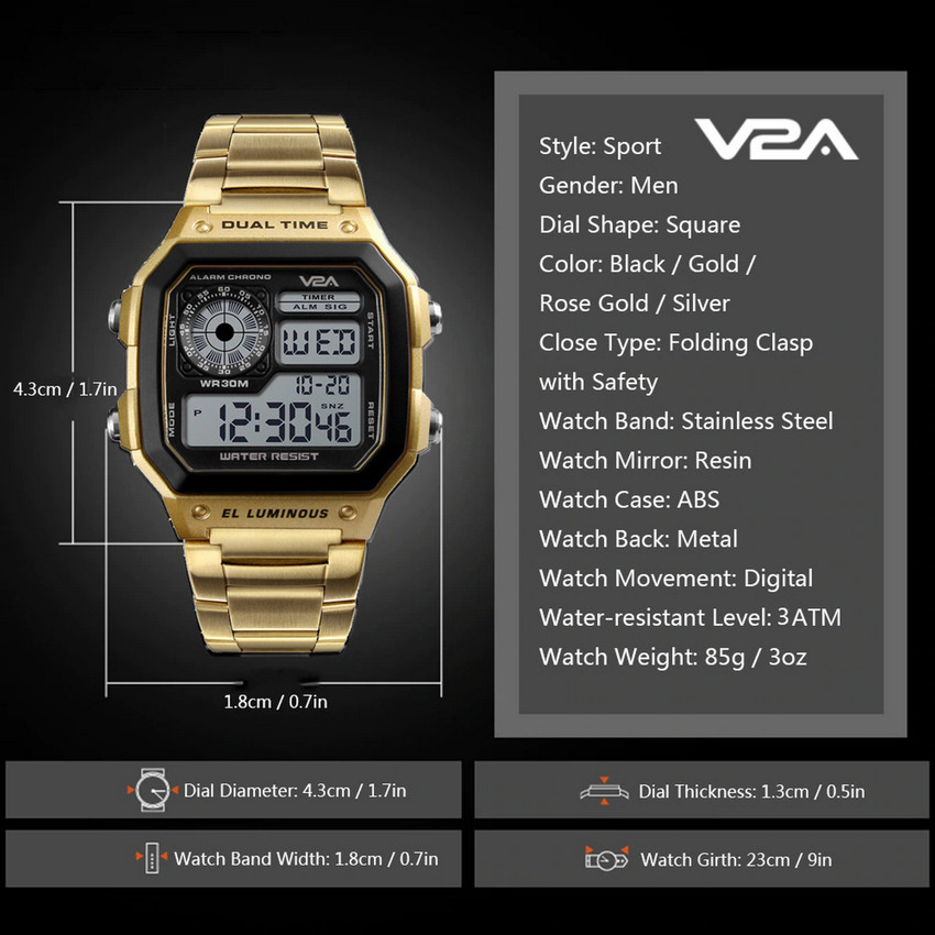 Casio world time clearance dorado