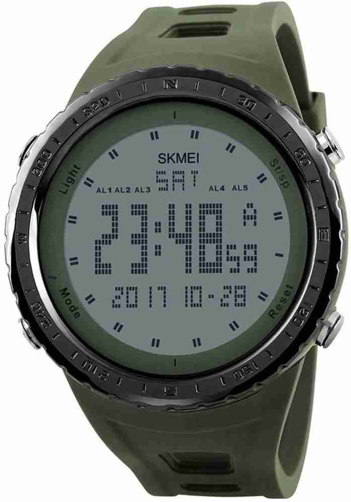 SKMEI Digital Watch For Men Buy SKMEI Digital Watch For Men DUSK 1246 Army Green Digital Wrist Watch for Men Online at Best Prices in India Flipkart