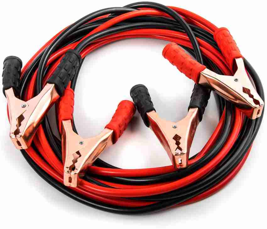 AUTO PEARL Auto Jumper Cable Battery Booster Wire Clamp with Alligator Wire  (7ft, 500 AMP) 7.5 ft Battery Jumper Cable Price in India - Buy AUTO PEARL  Auto Jumper Cable Battery Booster