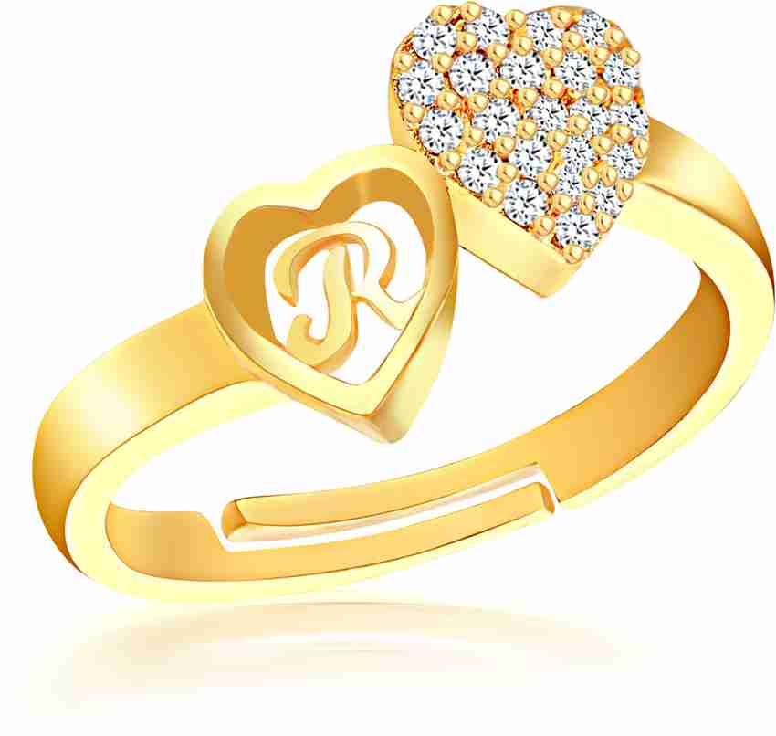 R name shop ring gold