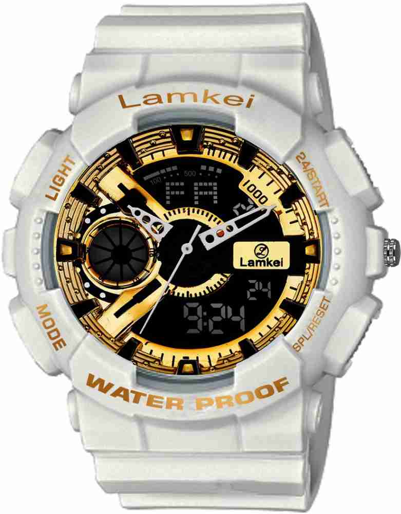 LAMKEI LAM 1304 Analog Digital Watch for Men Fashion Luxury