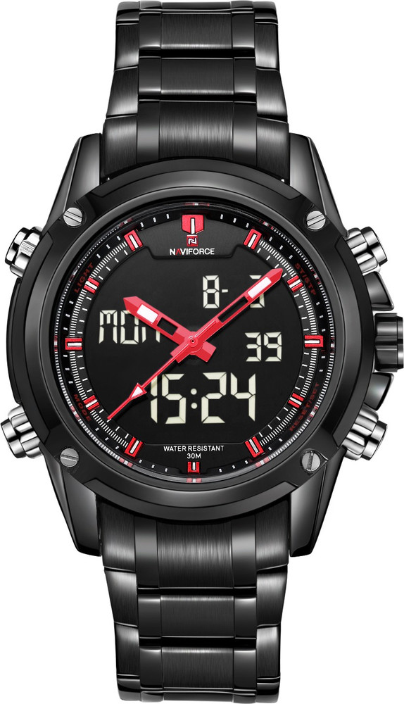 NAVIFORCE NF9050 BBR Analog Digital Watch For Men Buy NAVIFORCE NF9050 BBR Analog Digital Watch For Men NF9050 BBR Online at Best Prices in India Flipkart