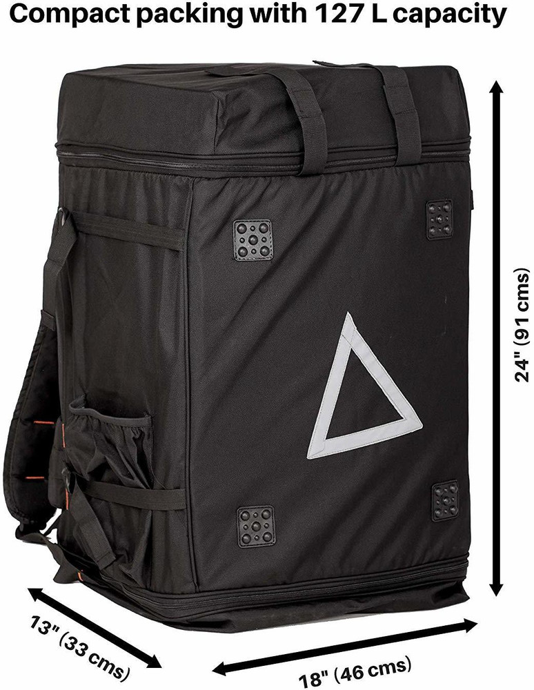 Triage Amaze Logistics E Commerce and Grocery Delivery Bag Black 127 L Backpack Black Price in India Flipkart