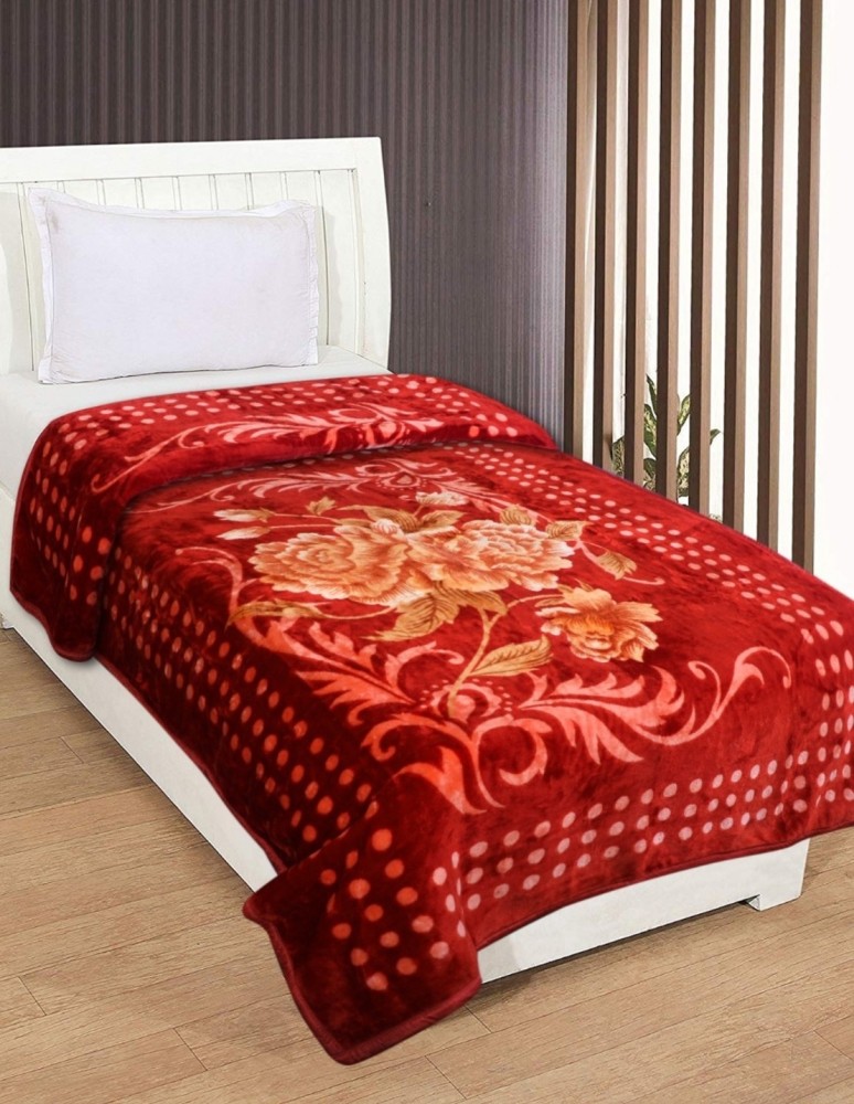 Flipkart SmartBuy Printed Single Mink Blanket for Heavy Winter