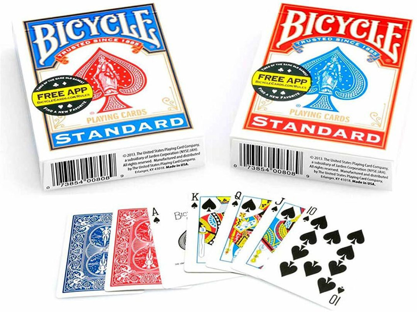 Bicycle rules top cards