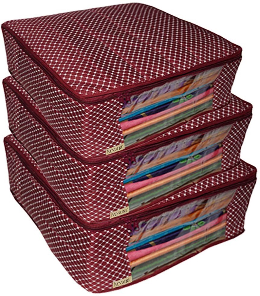 Aggregate 73+ cotton saree storage bags