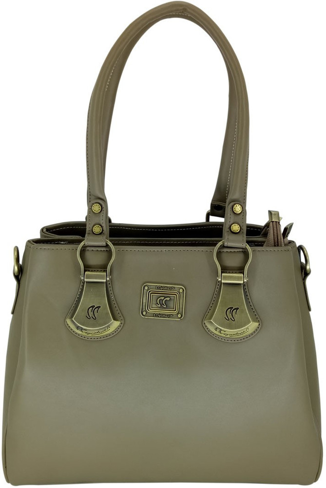 Buy SSignature s Women Grey Handbag Green Online Best Price in
