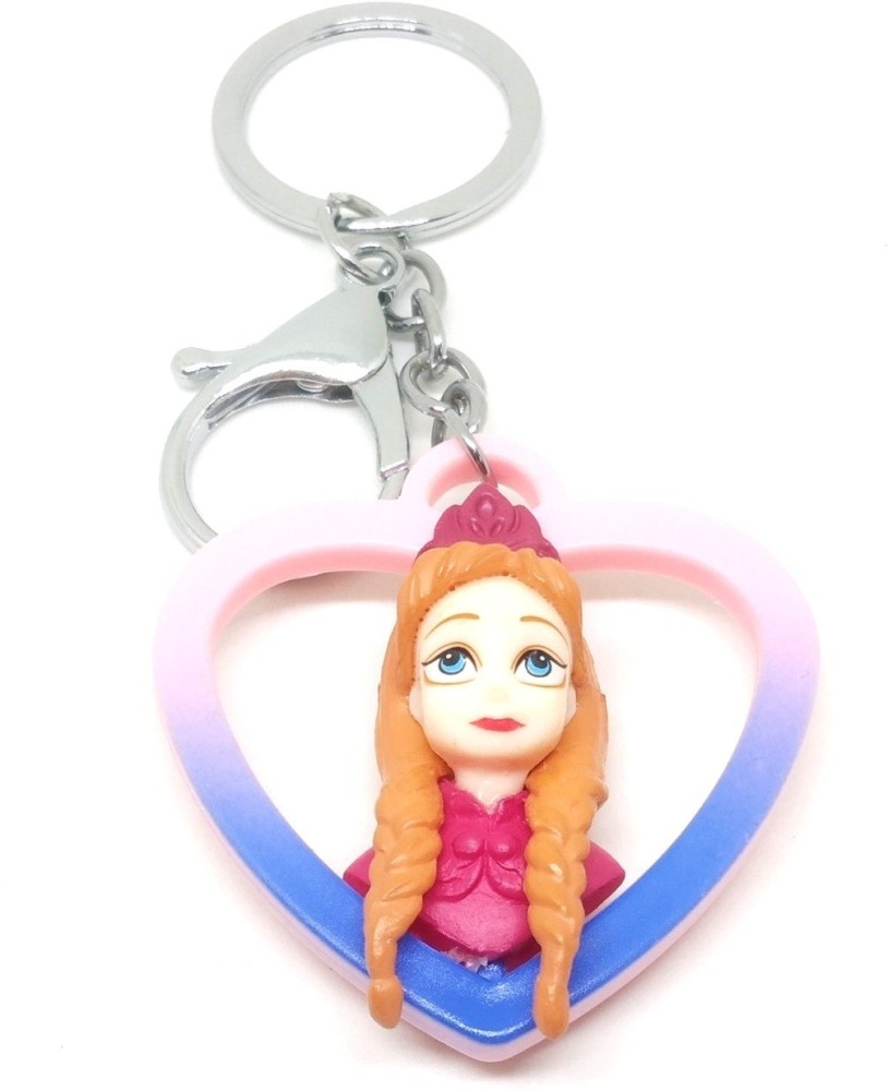 Disney Heart Shaped Keychain For Girls - Pink [+info]