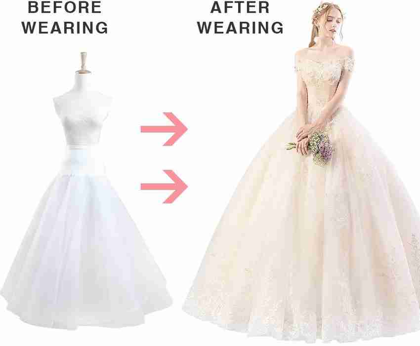 Underskirt for ball deals gown wedding dress
