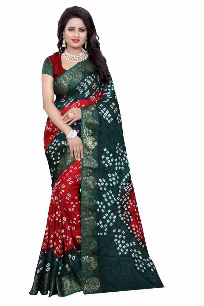 Flipkart on sale bandhani sarees