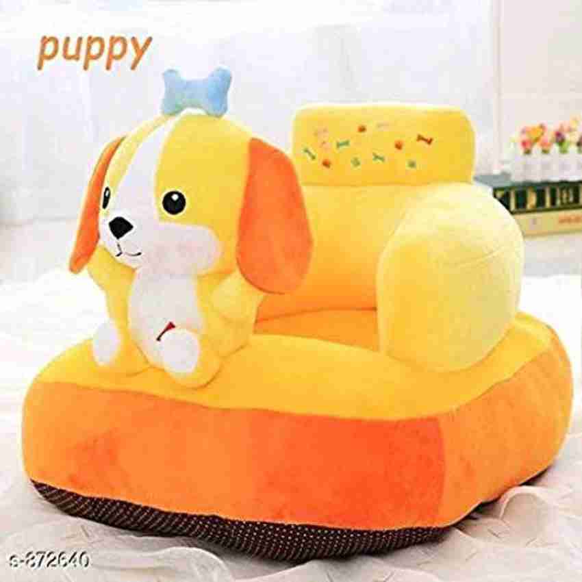AVS Dog Shape Soft Plush Cushion Baby Sofa Seat or Rocking Chair