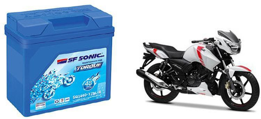 SF SONIC forbike apachertr 9 Ah Battery for Bike Price in India Buy SF SONIC forbike apachertr 9 Ah Battery for Bike online at Flipkart