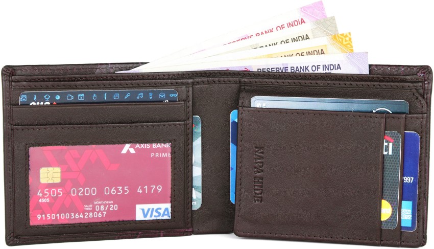 Buy Napa Hide Men Blue Wallet Online at Best Prices in India